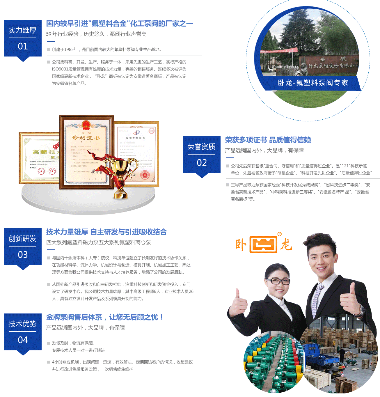 安徽卧龙泵阀